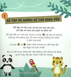 Sách Tay Khéo Tay Xinh - Bé Vẽ Thú Non