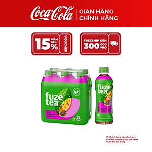 Lốc 6 Chai Trà Chanh Dây Và Hạt Chia 450ml/Chai Coca-Cola Official Store Sale 25.10_TK