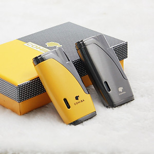 Vỏ Hột Quẹt Bật Lửa Khò 2 Tia  H015 Thiết Kế Đẹp Độc Lạ Lửa Khò Mạnh Mẽ - Dùng Gas Cao Cấp