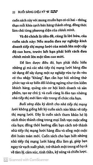 Sách Buổi Sáng Diệu Kỳ Dành Cho Nhà Tiếp Thị Mạng Lưới