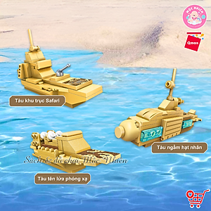 Đồ Chơi Xếp Hình Lắp Ráp Qman 42202 - Xe bọc thép (487 mảnh ghép) - Dành Cho Bé Trai Từ 6 Tuổi