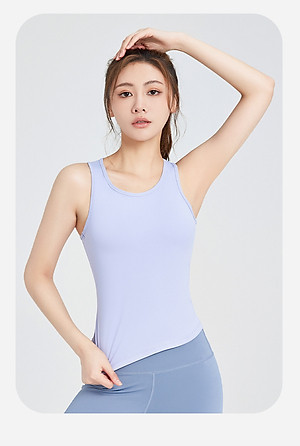 Áo ba lỗ nữ có mút đúc cố định chống hở ngực chất thun lạnh thoáng khí vô cùng thoải mái