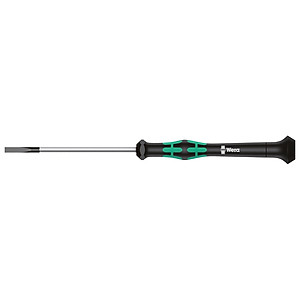 Tua vít điện tử dẹp 2 cạnh 2035  0,80 x 4,0 x 80 mm cho điện tử và cơ khí chính xác Wera 05118014001