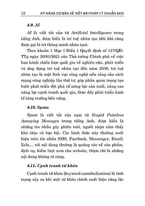 Kỹ năng cơ bản về viết bài pháp lý chuẩn SEO - bản in 2025