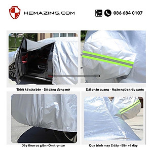 Bạt Phủ ô tô KIA SELTOS Nhãn hiệu XEMAZING