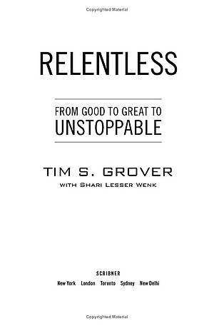 Relentless: From Good to Great to Unstoppable