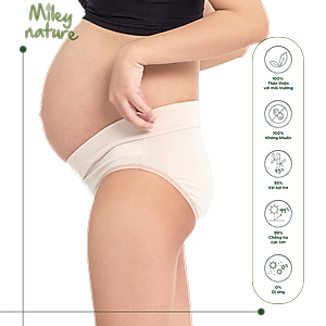 Quần Lót Bầu Cạp Chéo Cotton Lụa Miley Nature Miley Lingerie PRB0900