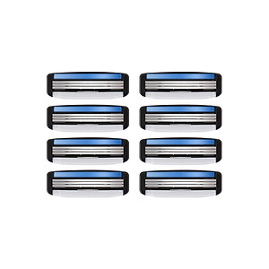 DORCO PACE 3 - Combo Dao Cạo Râu 3 Lưỡi - Bộ Gồm 2 Hộp Mỗi Hộp Gồm 1 Cán và 9 Đầu Cạo