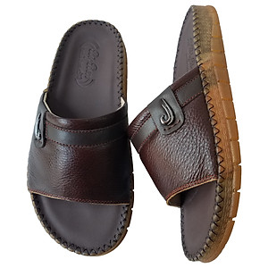 Dép Nam Quai Ngang Đế Doctor BIGGBEN Da Bò Thật DN338