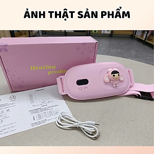 Máy Massage Làm Ấm Bụng, Đai Đeo Giảm Đau Bụng Kinh Nguyệt, Làm Ấm Tử Cung Cho Phụ Nữ Đến Kì 3 CHẾ ĐỘ