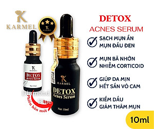 SERUM MỤN DETOX ACNES KARMEL 10ml -Ngừa Mụn, mờ vết thâm, mờ nám, tái tạo da, dưỡng trắng da ( mẫu mới )