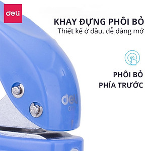 Kìm Bấm Đục Lỗ Giấy Mini Refill Dụng Cụ Bấm Lỗ Giấy Làm Sổ Còng Cầm Tay Tiện Lợi - Màu Ngẫu Nhiên - E0111