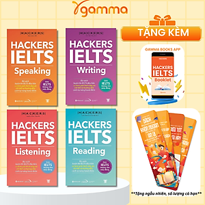 Combo/Lẻ Hackers IELTS: Listening + Reading + Speaking + Writing