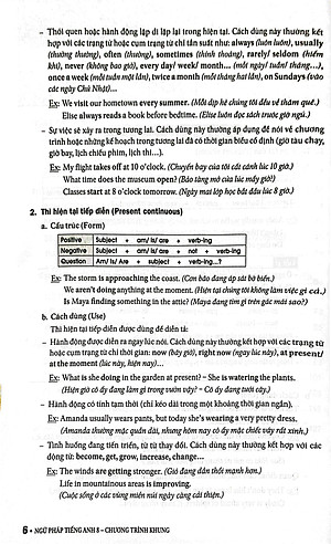Ngữ Pháp Tiếng Anh Lớp 8 (Theo Chương Trình Khung Của Bộ Giáo Dục Và Đào Tạo)