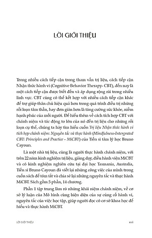 Sách - Trị Liệu Nhận Thức Hành Vi Tích Hợp Chánh Niệm - Nguyên Tắc Và Thực Hành