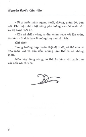 Sách Những Món Ăn Chế Biến Từ Cá (Tái Bản)