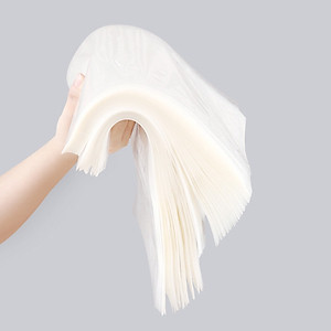 Set 100 túi hút chân không size 25x17cm chuyên dụng (1 mặt nhám)