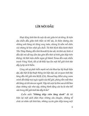Tình Báo, Gián Điệp - Những Điệp Viên Lừng Danh