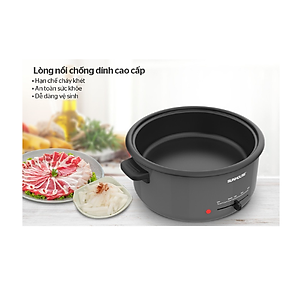 Nồi lẩu điện đa năng Sunhouse SHD4523(3,5L)- Hàng chính hãng