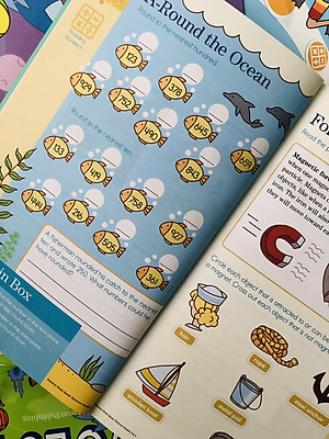 Sách summer brain quest 3&4 phát triển tư duy iq cho bé - in màu ( tiếng anh, 8 - 9 tuổi )