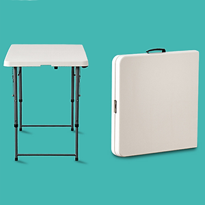 Bàn gấp gọn ngoài trời - Bàn Ăn Du Lịch, Dã Ngoại Gấp Gọn Siêu Tiện Ích, KT 122x61 cm.