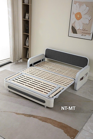 Giường Sofa, Sofa Giường Gấp Gọn Thành ghế Thông Minh 2 trong 1 Tundo Tặng Đệm Và Gối