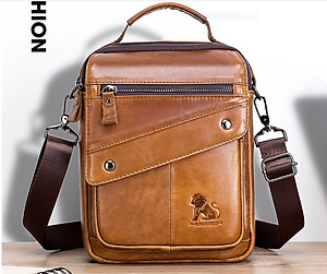 Túi xách túi đeo chéo nam 100% da bò thật cao cấp phong cách mới