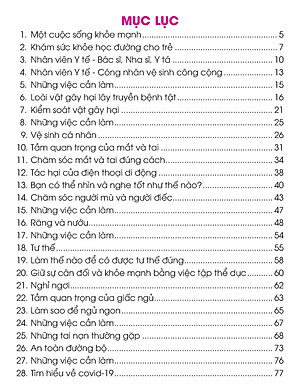 Combo 6 Quyển Kiến Thức Và Kỹ Năng Dành Cho Học Sinh: Chăm Sóc Sức Khoẻ + Thể Dục, Vui Chơi, Nghỉ Ngơi, Ăn Uống + Giữ Gìn Vệ Sinh + Những Việc Cần Làm + Sức Khoẻ Và Bệnh Thường Gặp + An Toàn Ở Nhà, Ra Đường, Trong Trường