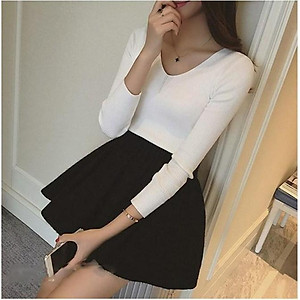 Áo len nữ cổ V dáng ôm xinh Al62