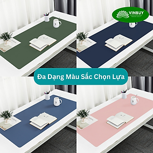 Miếng Lót Chuột Cỡ Lớn, Pad Chuột Cỡ Lớn Bằng Da Cao Cấp 40cmx80cm, Tấm Lót Chuột Thảm Da Trang Trí Bàn Làm Việc VinBuy - Hàng Chính Hãng