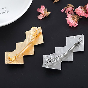 Kẹp tóc nữ hàn quốc NASI chất liệu hợp kim cao cấp bền đẹp hình khối vuông xinh xắn kẹp tóc cute nữ phụ kiện tóc