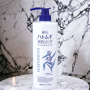 Sữa Tắm Dưỡng Trắng Sáng Da Chiết Xuất Từ Hạt Ý Dĩ Hatomugi 800 mL