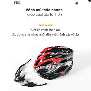 Mũ Bảo Hiểm Xe Đạp MTB Điều Chỉnh Cho Nam/Nữ, họa tiết carbon FTTK-01 nhiều màu, chất liệu xốp EPS - Thiết Kế Thể Thao, an toàn, nhẹ, thoáng khí, vành tháo rời cho xe đạp MTB - Mai Lee