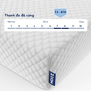 Nệm Foam NOOZ Home Goods  Tiêu Chuẩn CertiPUR-US Với Hai Tầng Foam Nâng Đỡ Ruột Đệm Cao Su Non Vỏ Nệm Tencel