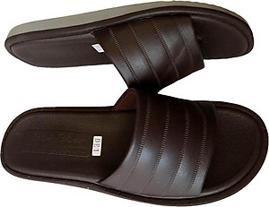 Dép Nam Bảng Ngang BIGGBEN Da Bò Thật DN61