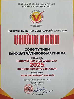 Combo 2 hộp khô bò Thu Ba miếng 500gr