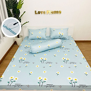 Ga chống thấm Cotton LoveMama cao cấp không sột soạt, mềm mại, thoáng mát loại 1