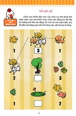 Sách Toán Học Cho Trẻ Mẫu Giáo: Lớp Lá 2