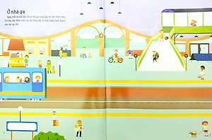 First Sticker Book - Sách Dán Hình Đầu Đời Cho Bé - Tàu Hỏa