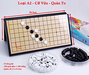 Cờ Vây Nam Châm Cao Cấp, Cờ Caro Tiện Dụng Chính Hãng - Loại xịn chọn size - D Danido