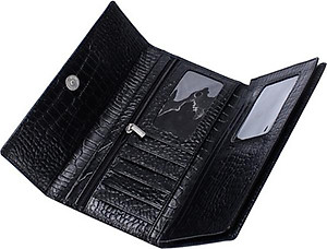 Ví Nữ Huy Hoàng HT3149 (9.5 x 19 cm) - Đen