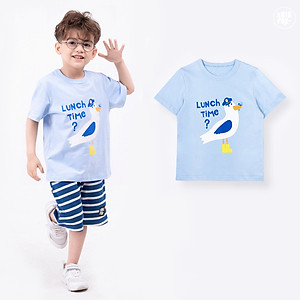 [MUA 1 SP TẶNG 1 SP - QUÀ TẶNG NGẪU NHIÊN]Áo cộc tay bé trai BIGFOX - MISS MEOW size đại mặc nhà mùa hè, áo phông cho bé trai chất cotton phong cách Âu Mỹ  cỡ 3-8 tuổi 10 - 26 kg QATE 01