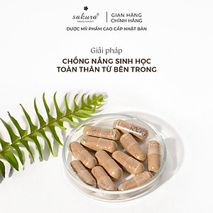 Viên uống chống nắng sinh học toàn thân Sakura Sunpill 30 viên