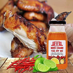 Đặc Sản Phan Thiết - MuốI ỚT Đỏ Chanh TắC Cao Cấp Làng Chài Xưa, Nguyên Liệu Tươi, Thơm Ngon Đặc Biệt, Chai Thủy Tinh 300Gr