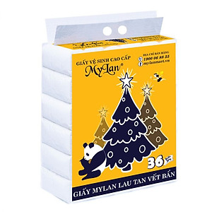 Lốc 36 Cuộn Giấy Vệ Sinh Gấu Thông Mylan  Hàng Chất Lượng Cao Đảm Bảo An Toàn