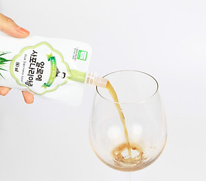 NƯỚC NHA ĐAM SÂM HỮU CƠ NGUYÊN CHẤT 100% GÓI 100ML HỖ TRỢ TIÊU HÓA