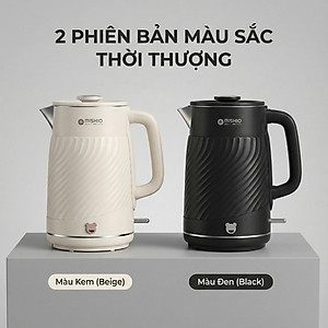 Ấm thuỷ giữ nhiệt 1.7 Lít Mishio MK385 inox 304 - hàng chính hãng
