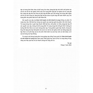 Sách Bộ tiêu chuẩn phân cấp trình độ giáo dục Trung văn quốc tế - Giáo trình luyện và nhớ nhanh từ vựng - Cấp độ 6