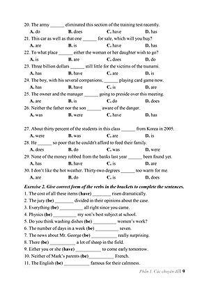 Tuyển chọn các chuyên đề ôn thi vào lớp 10 THPT môn Tiếng Anh