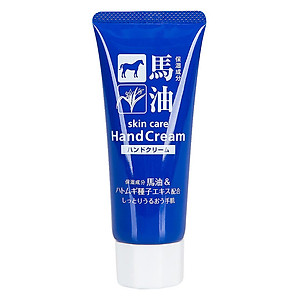 Kem Dưỡng Ẩm Da Tay Chiết Xuất Dầu Ngựa Và Ý Dĩ Hatomugi Hand Cream (Tuýp 60 G)